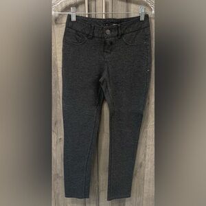 Classic Maurices Fashions Gray I Am Smart Straight Leg Pocket Leggings XS Slim